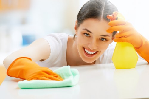 Satisfied customer with clean and cleared home in London