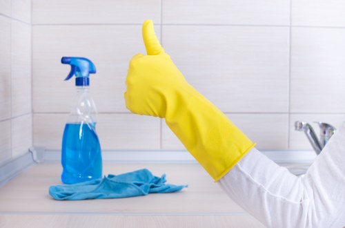 Advanced carpet cleaning equipment in action